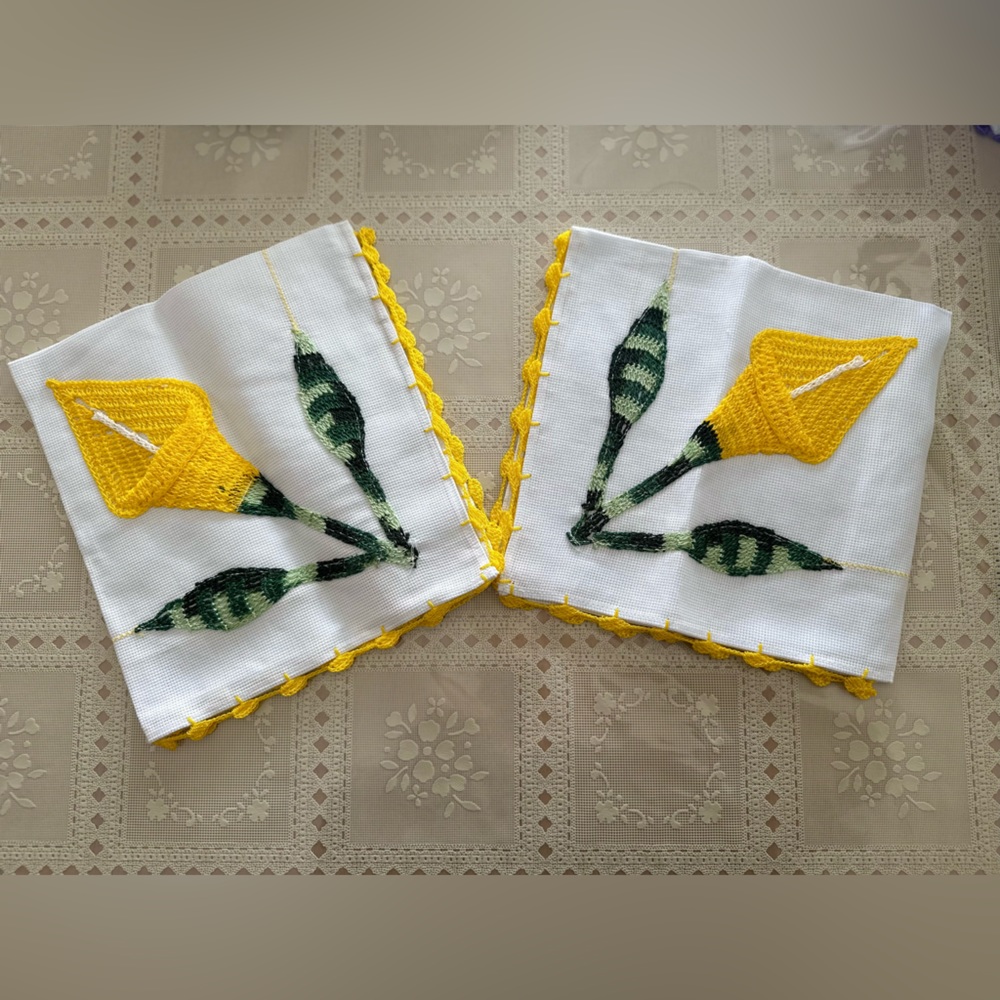 2 Handmade clothes kitchen Napkins